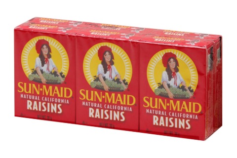 Sunmaid Raisins 30g boxes - 6pk